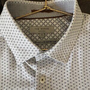 Ted Baker Mens Short sleeve button down shirt Sz 4/large